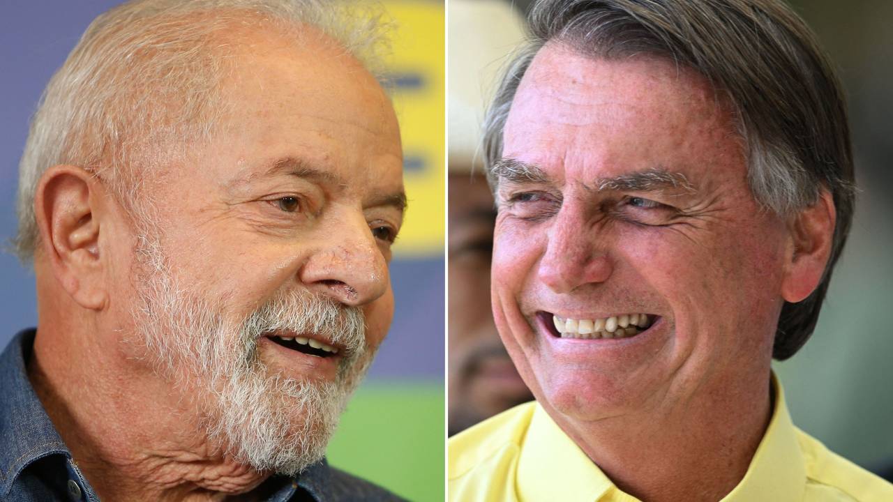 Lula e Jair Bolsonaro -