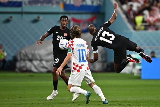 FBL-WC-2022-MATCH27-CRO-CAN Experiente Luka Modric teve atuação destacada -