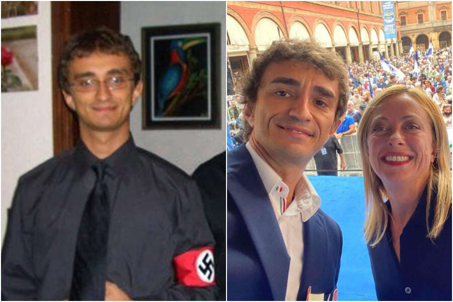 Novo subsecretário do Ministério da Infraestrutura da Itália, Galeazzo Bignami, já foi fotografado com uma braçadeira com a suástica nazista