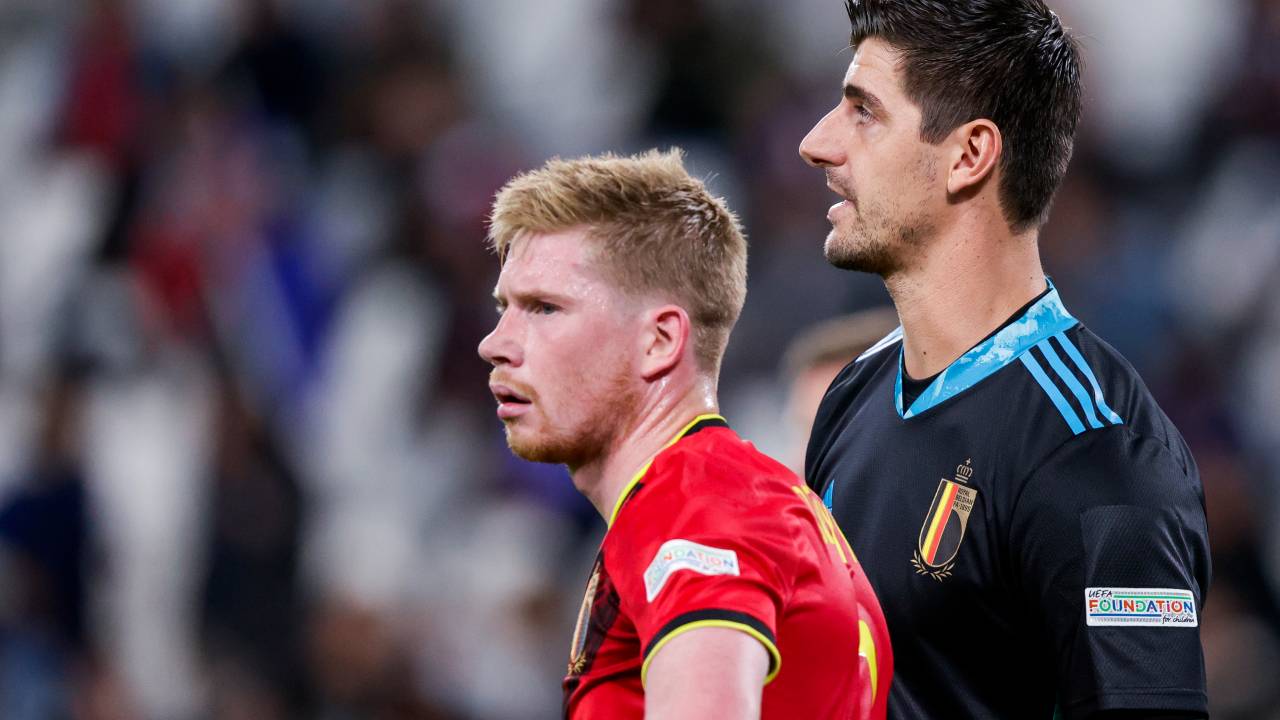 De Bruyne e Courtois: inimigos íntimos