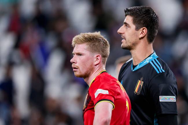 De Bruyne e Courtois: inimigos íntimos