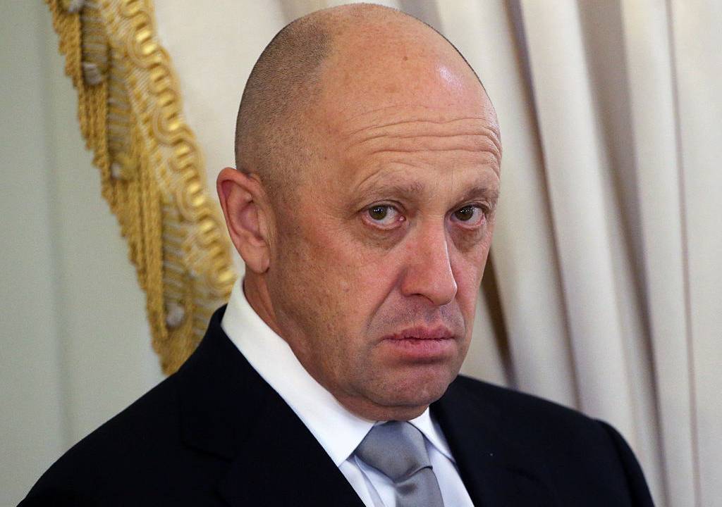 SAINT PETERSBURG, RUSSIA - JUNE 16: (RUSSIA OUT) Russian billionaire and businessman, Concord catering company owner Yevgeny Prigozhin attends a meeting with foreign investors at Konstantin Palace June 16, 2016 in Saint Petersburg, Russia. Russian President Vladimir Putin is in Saint Petersburg to attend the International Economic Forum. (Photo by Mikhail Svetlov/Getty Images)