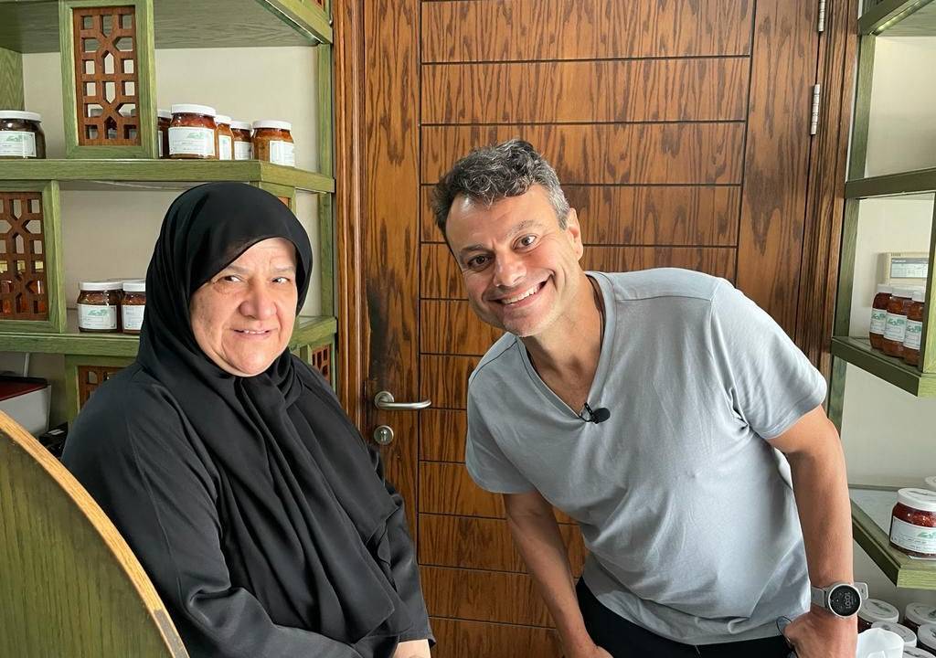 Eric Faria e sra. Shams -