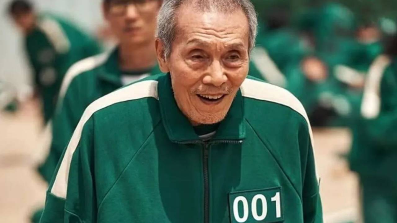 Oh Yeong-su, intérprete de Oh Il-nam, o jogador número 1 de Round 6, da Netflix