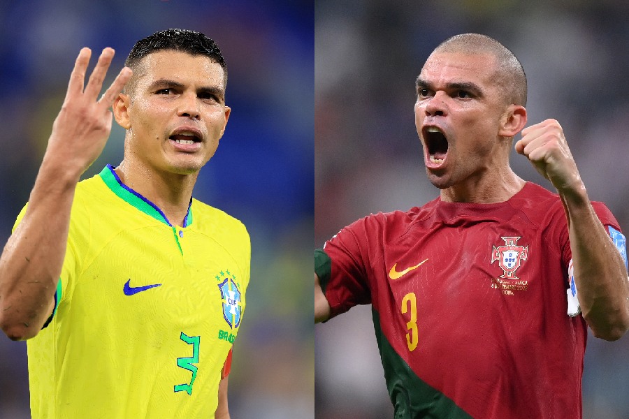 Veteranos em plena forma: Thiago Silva e Pepe brilham na Copa do Catar