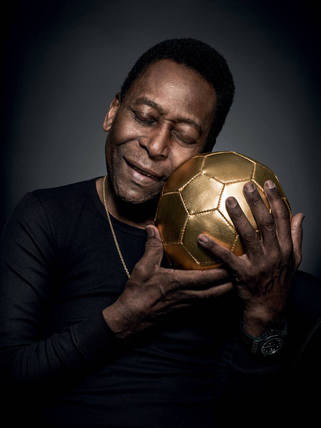 Sao Paulo 1 de maio de 2014 Pelé, em ensaio fotográfico -