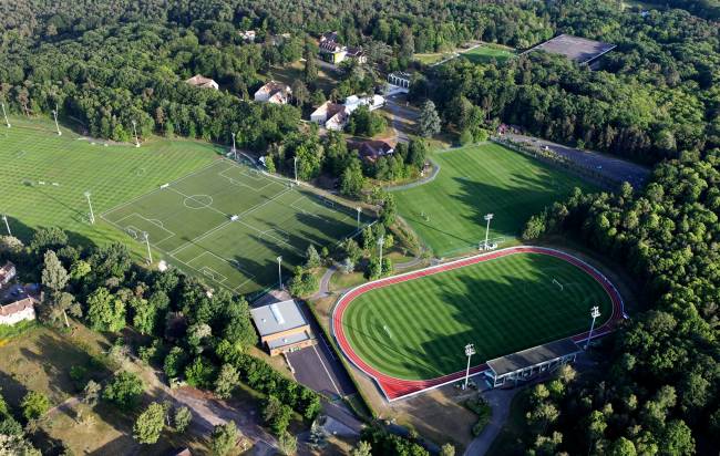 Imagem aérea de Clairefontaine Imagem aérea de Clairefontaine
