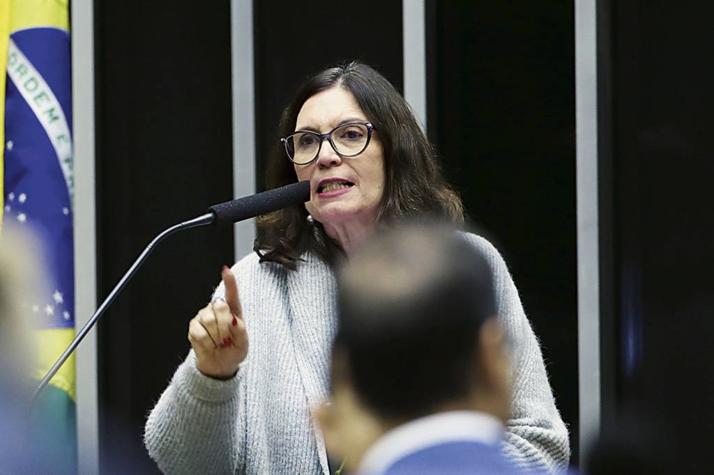 BIA-KICIS-CAMARA-DOS-DEPUTADOS-MENTIRA-2022-01.jpg MENTIRA - Kicis: deputada espalhou fake news sobre a morte de idosa na PF -