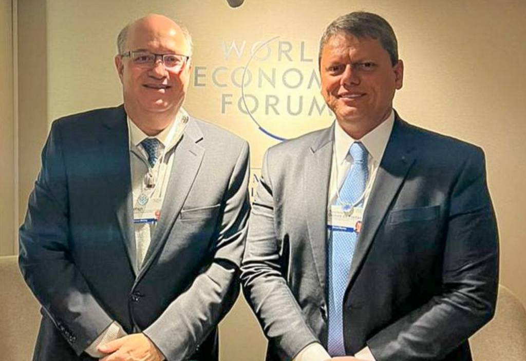 O tema da reunião de Tarcísio com o presidente do BID em Davos