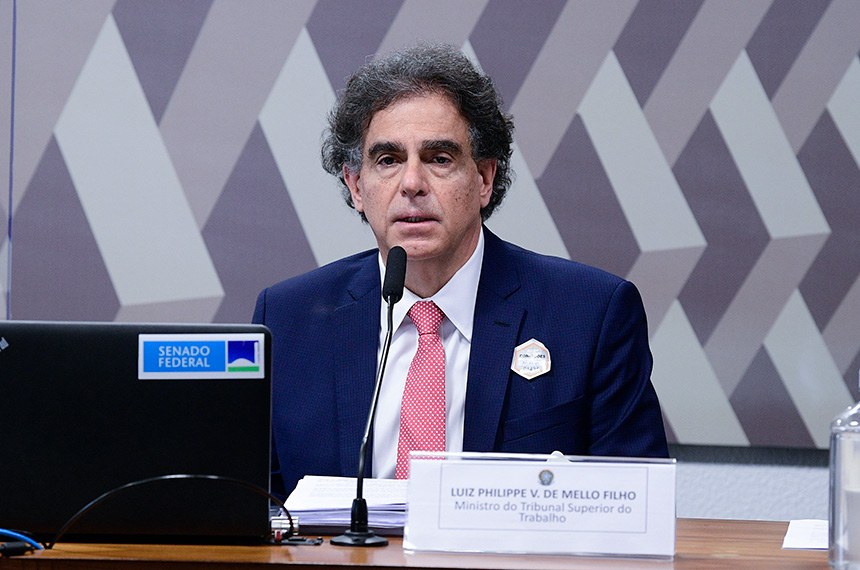 Luiz Philippe Vieira de Mello Filho em sabatina do Senado para o CNJ