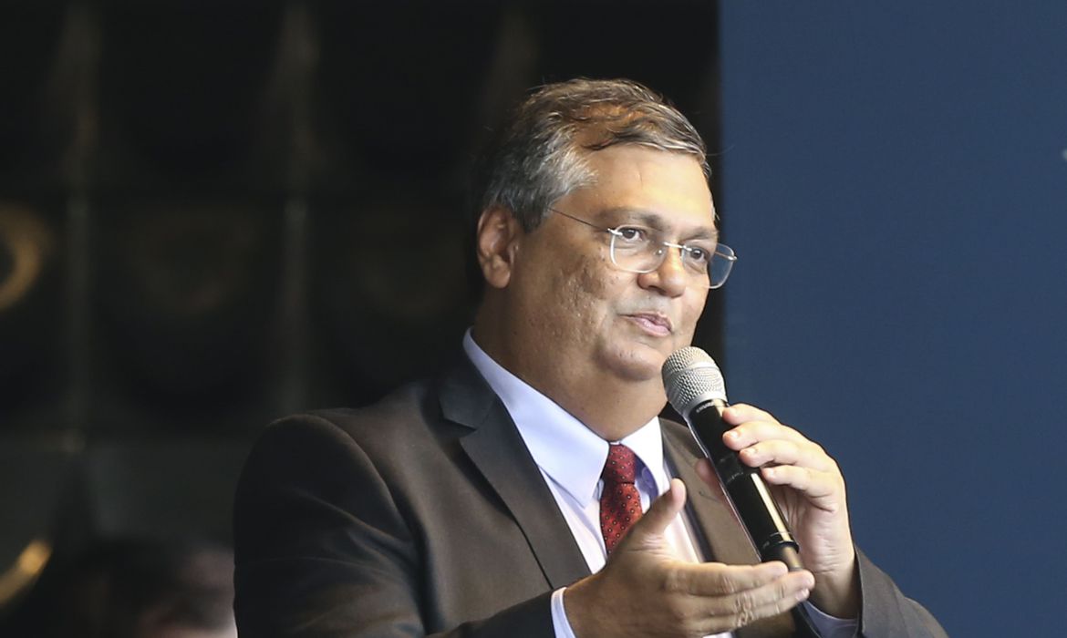 Solenidade de transmissão de cargo a Flávio Dino como ministro da Justiça e Segurança Pública, em Brasília -