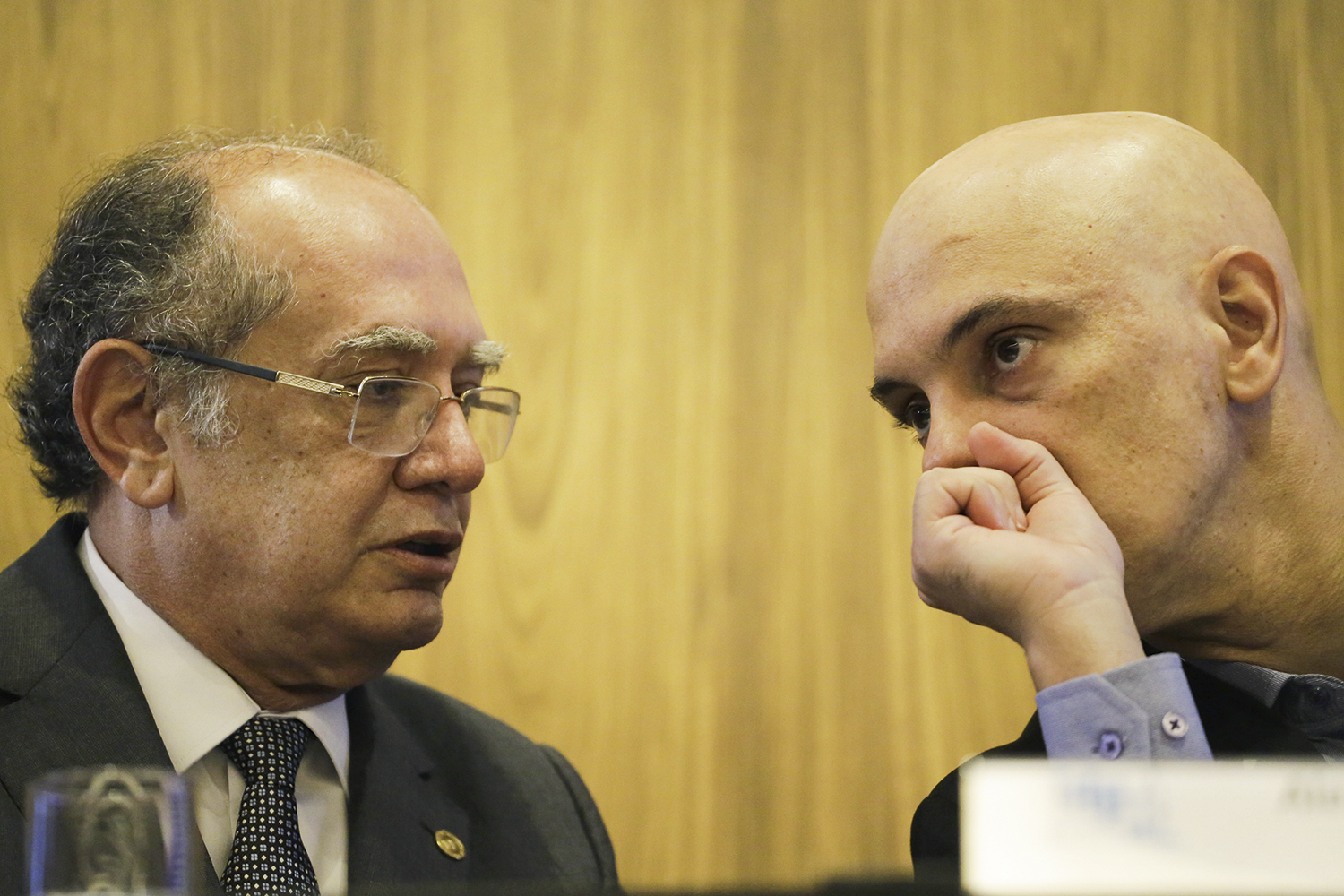 APOIOS -&ensp;Gilmar e Moraes: ministros t&ecirc;m suas pr&oacute;prias prefer&ecirc;ncias entre os candidatos &agrave; vaga que ser&aacute; aberta em maio -