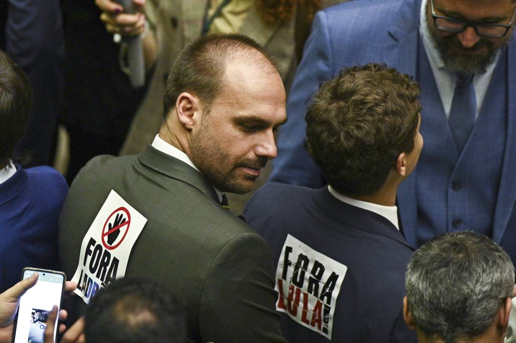 7512256e4c28f7e3e1a0836fb65d0c97e432b55c.jpg ZERO TRÊS - Eduardo: líder da minoria na Câmara, ele promete oposição dura a Lula -