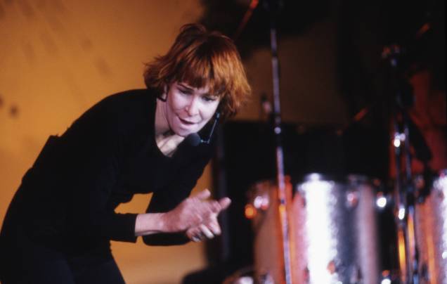 Rita Lee durante show no Canecão, em 1995 - Rita Lee durante show no Canecão, em 1995 -
