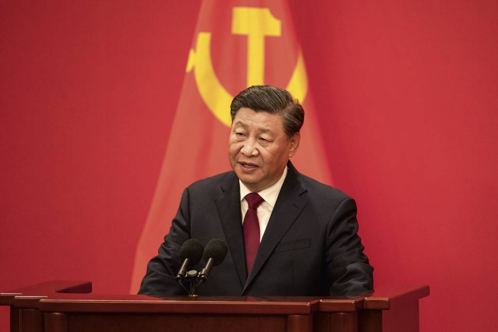 GettyImages-1244185292.jpg FATOR DE INSTABILIDADE - Xi Jinping, presidente da China: o país adotou postura mais agressiva no cenário global -