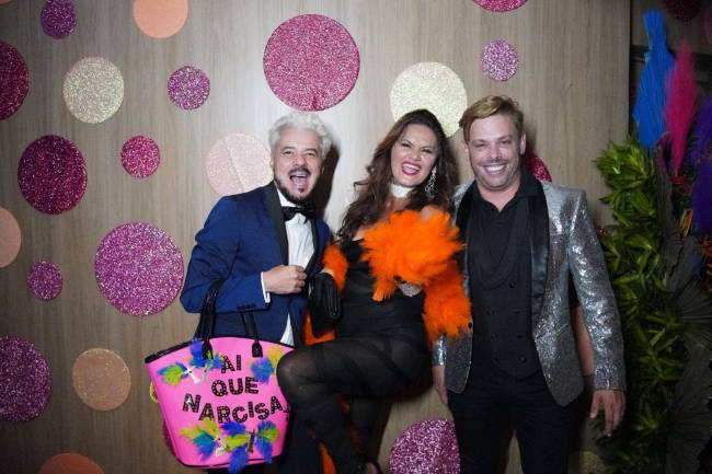 Gilson Martins, Magda Cotrofe e Bruno Chateaubriand