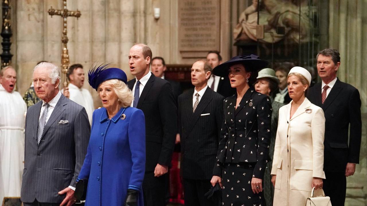 cerimônia de serviço do Dia da Commonwealth, na Abadia de Westminster,