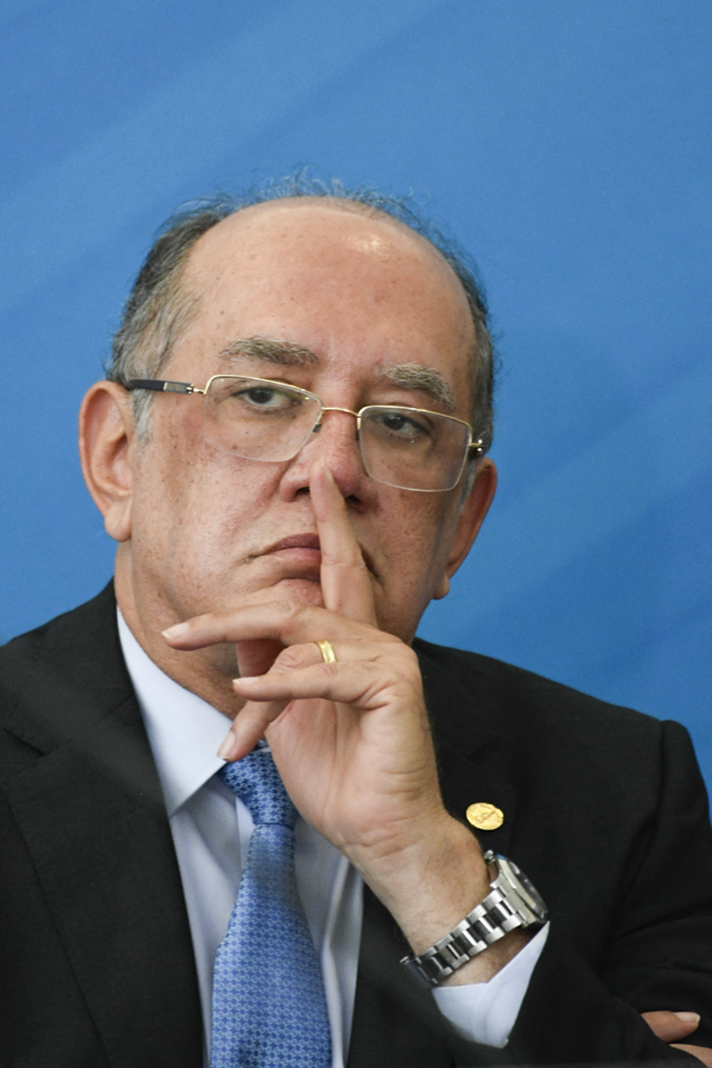 055_AGIF243200.jpg MENSAGENS - Gilmar: o ministro do STF foi citado como um alvo do juiz