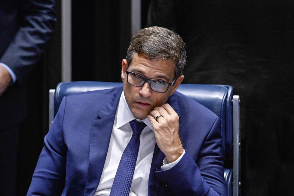 055_AGIF507345.jpg RECONHECIMENTO - Presidente do Banco Central, Roberto Campos Neto: menção ao esforço do Ministério da Fazenda