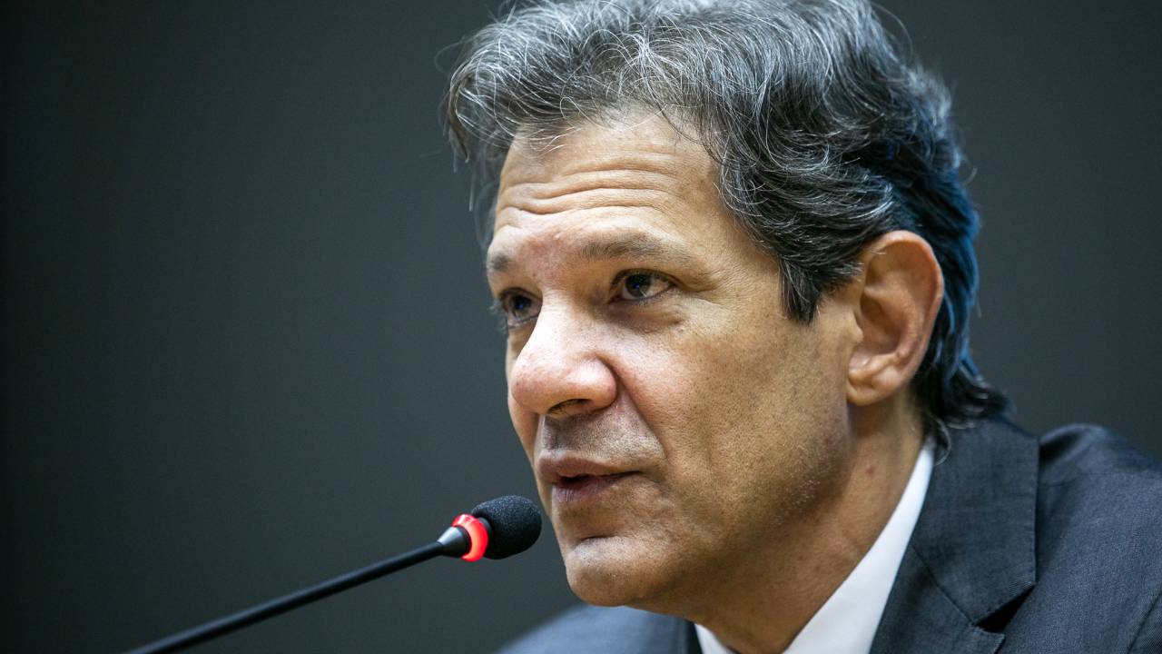 O ministro da Fazenda, Fernando Haddad
