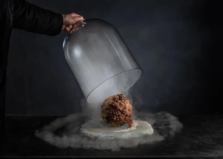 'Almôndega de mamute' foi cultivada em laboratório e exposta em museu holandês -
