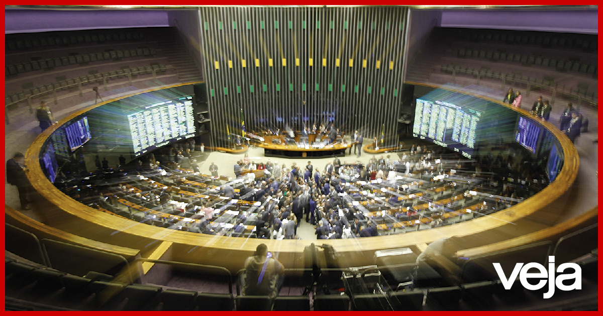 Plenário da Câmara dos Deputados, em Brasília