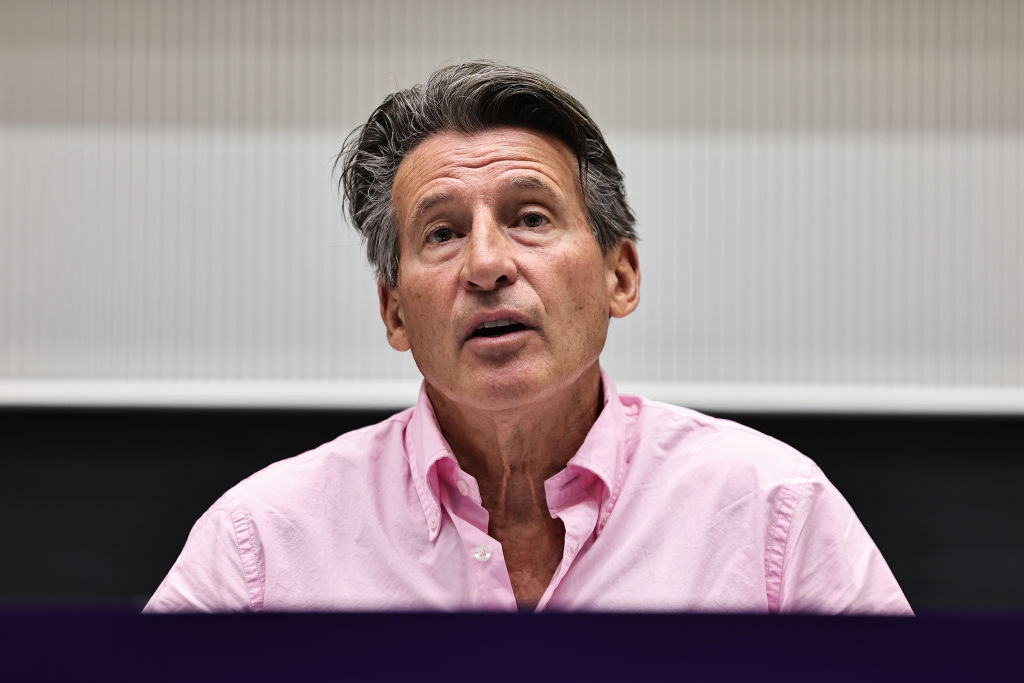 O presidente do Conselho do World Athletics, Sebastian Coe -