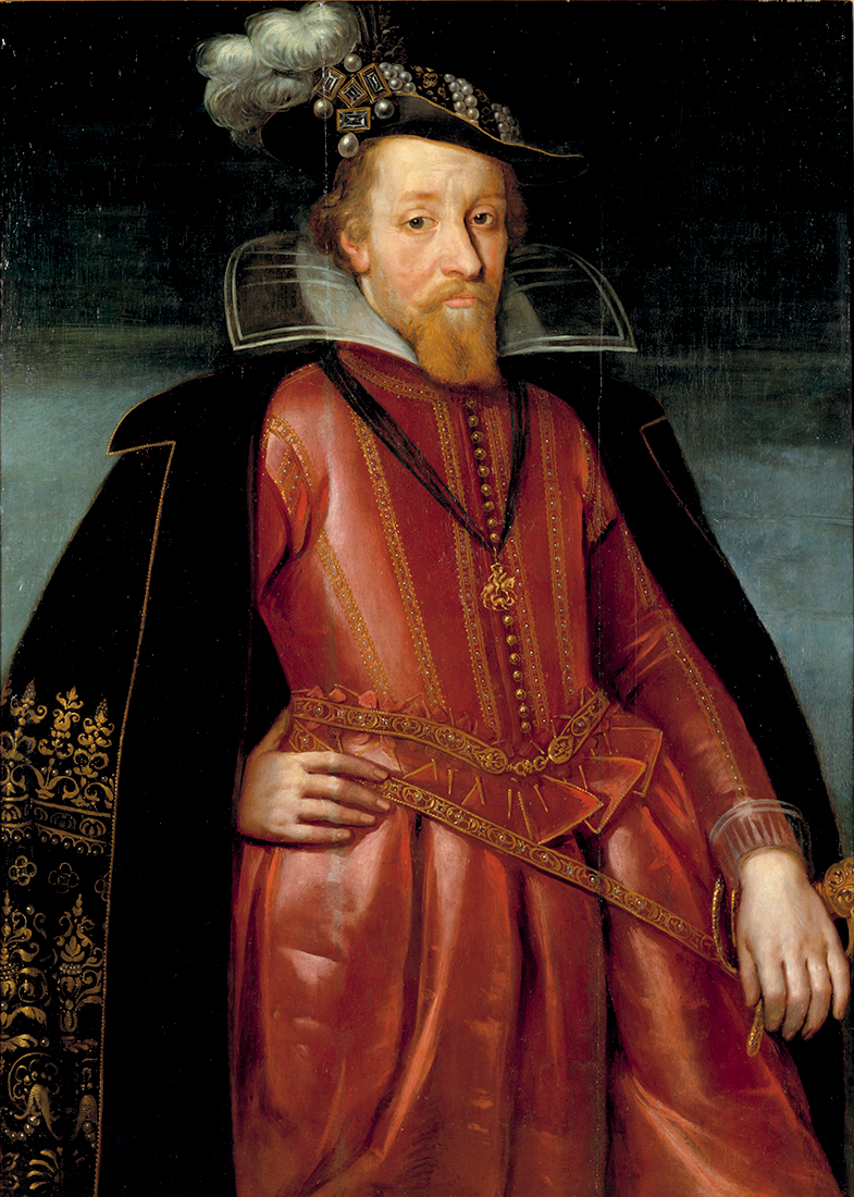 Portrait Of King James I Of England (1566-1625). NA MIRA - Rei Jaime I da Inglaterra: obras do escritor lamentam o gosto do monarca por sangrentas caçadas