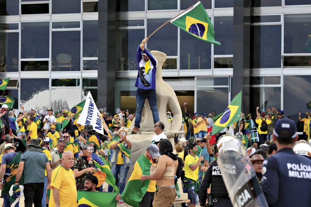000_336P8UW.jpg PROBLEMA SEU - Atos de 8 de janeiro: alívio entre os ministros da corte militar porque o caso será analisado pelo STF