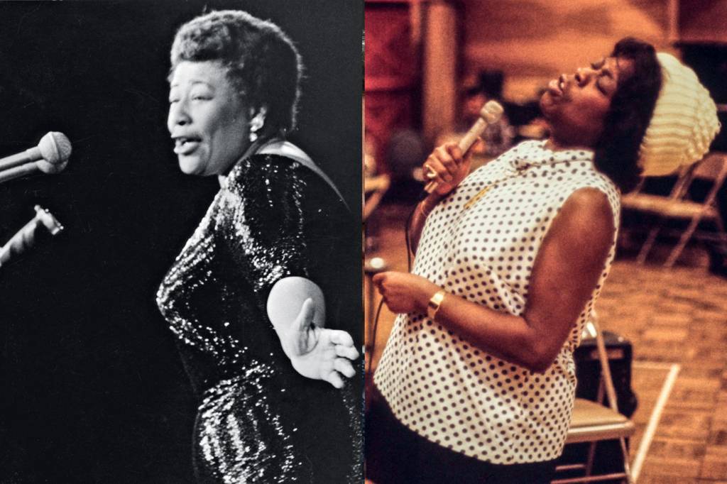 Fitzgerald-Vaughan LENDAS - Ella Fitzgerald e Sarah Vaughan: inspirações às quais ela é comparada