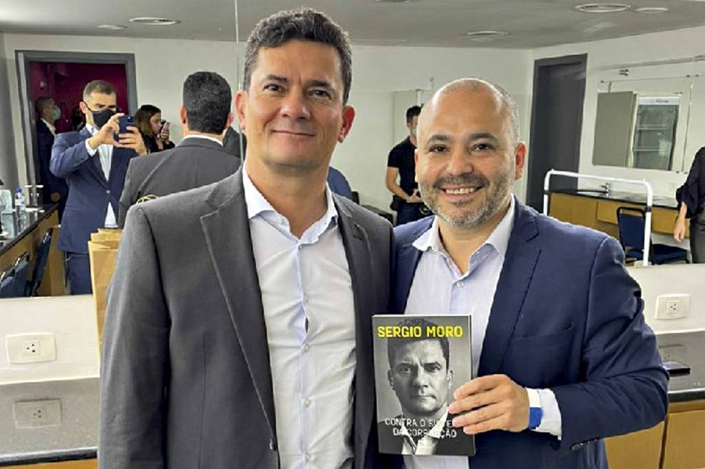 SERGIO-MORO-FABIO-AGUAYO-EMPRESARIO-1.jpg SEM PROVAS - Sergio Moro e Aguayo: suposto lobby para sindicato em São Paulo