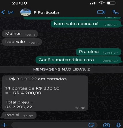 Máfia das apostas Máfia das apostas: conversas