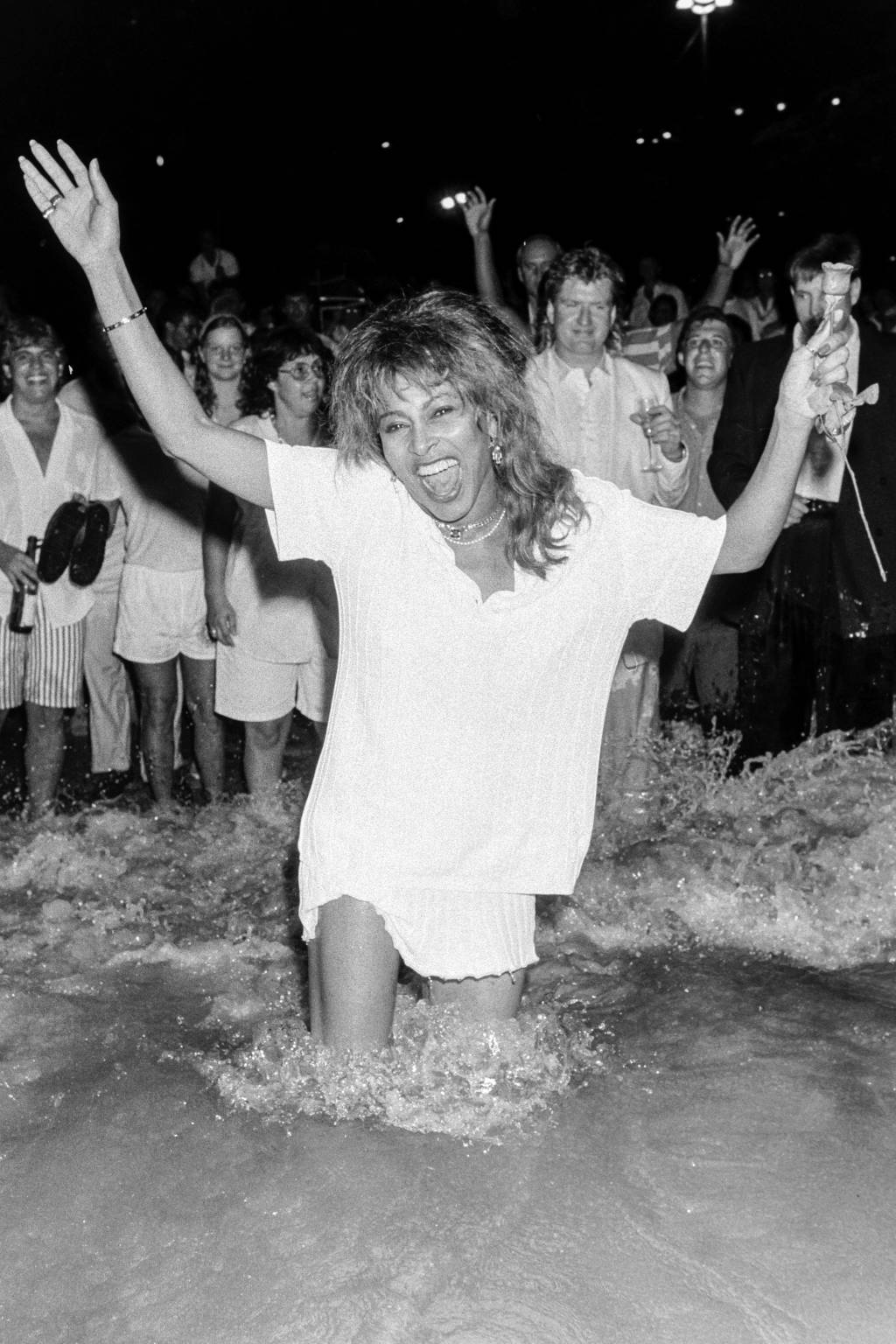 Tina Turner on Copacabana Beach Tina Turner on Copacabana Beach, Rio de Janeiro -