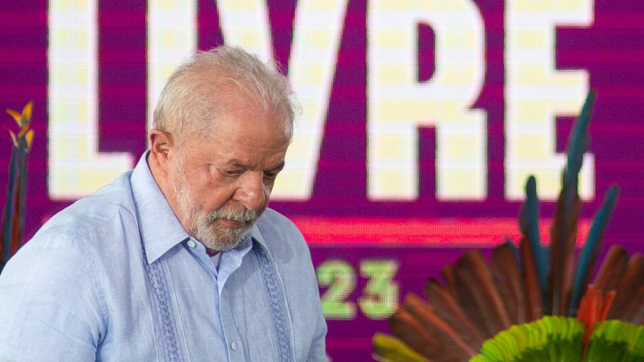 O presidente Luiz Inácio Lula da Silva