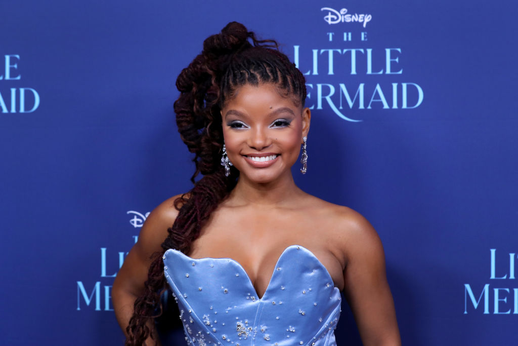 Halle Bailey na estreia de 'A Pequena Sereia' -