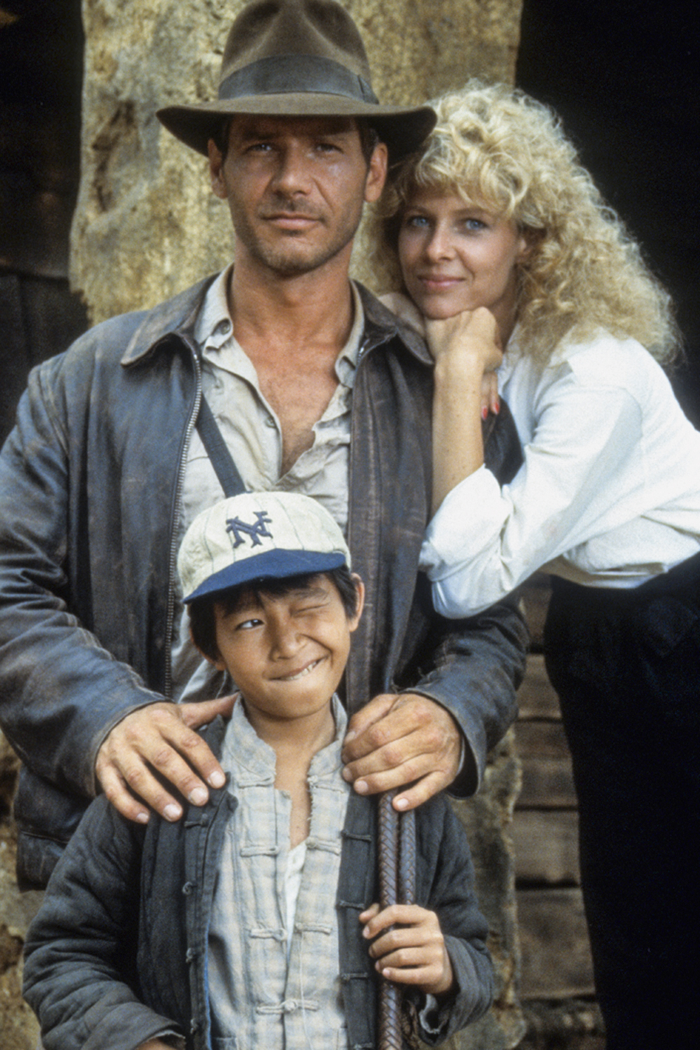 GettyImages-168586767.jpg INFÂNCIA - pop Aos 12 anos, junto com Ford e Kate Capshaw em Indiana Jones: o primeiro papel já foi um estouro
