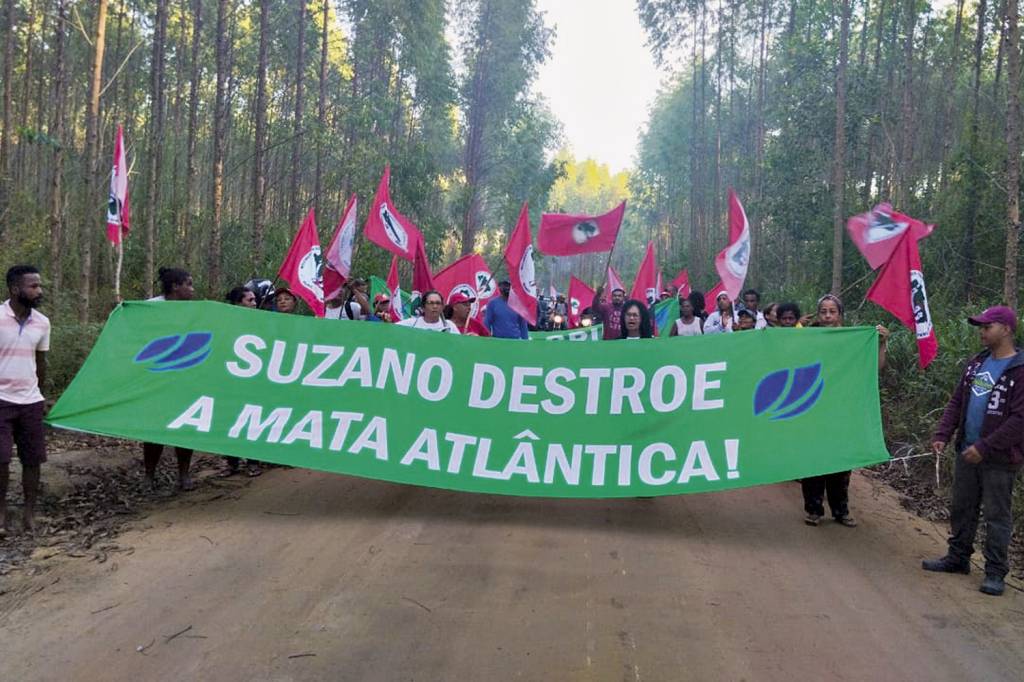MST-INVASÃO-SUZANO-CELULOSE-2023-09.jpg INVASÃO - MST: ações dos sem-terra em fazendas da Suzano foram criticadas até por membros do governo Lula