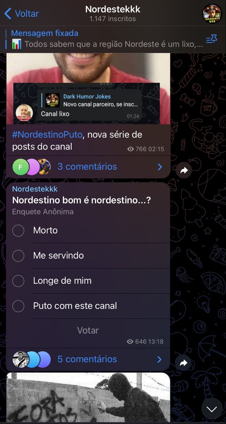 Xenofobia e apologia ao nazismo
