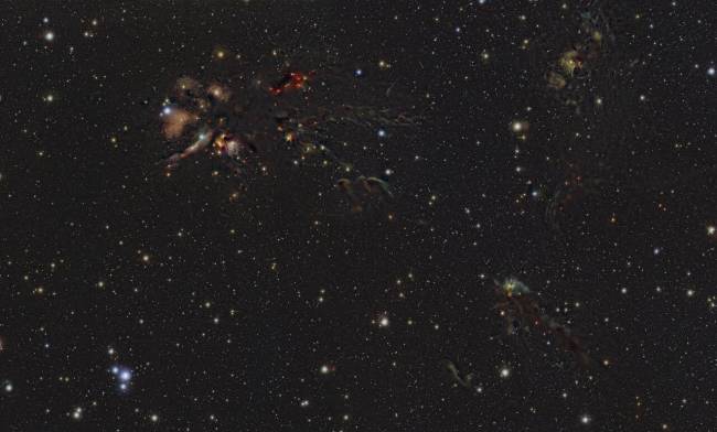 An infrared view of the L1688 region in Ophiuchus An infrared view of the L1688 region in Ophiuchus