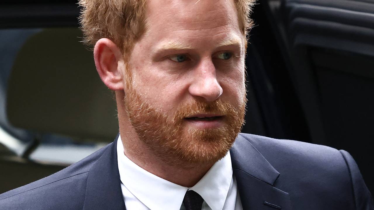 Britain's Prince Harry, Duke of Sussex, arrives to the Royal Courts of Justice, Britain's High Court, in central London on June 6, 2023. Prince Harry is expected to take the witness stand as part of claims against a British tabloid publisher, the latest in his legal battles with the press. King Charles III's younger son will become the first senior British royal to give evidence in court for more than a century when he testifies against Mirror Group Newspapers (MGN). (Photo by HENRY NICHOLLS / AFP)