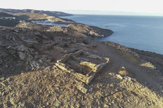 Região da ilha de Kythnos, no Mar Egeu, foi habitada de 12 a.C até 7 d.C -