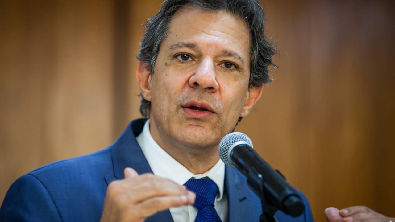 O ministro da Fazenda, Fernando Haddad