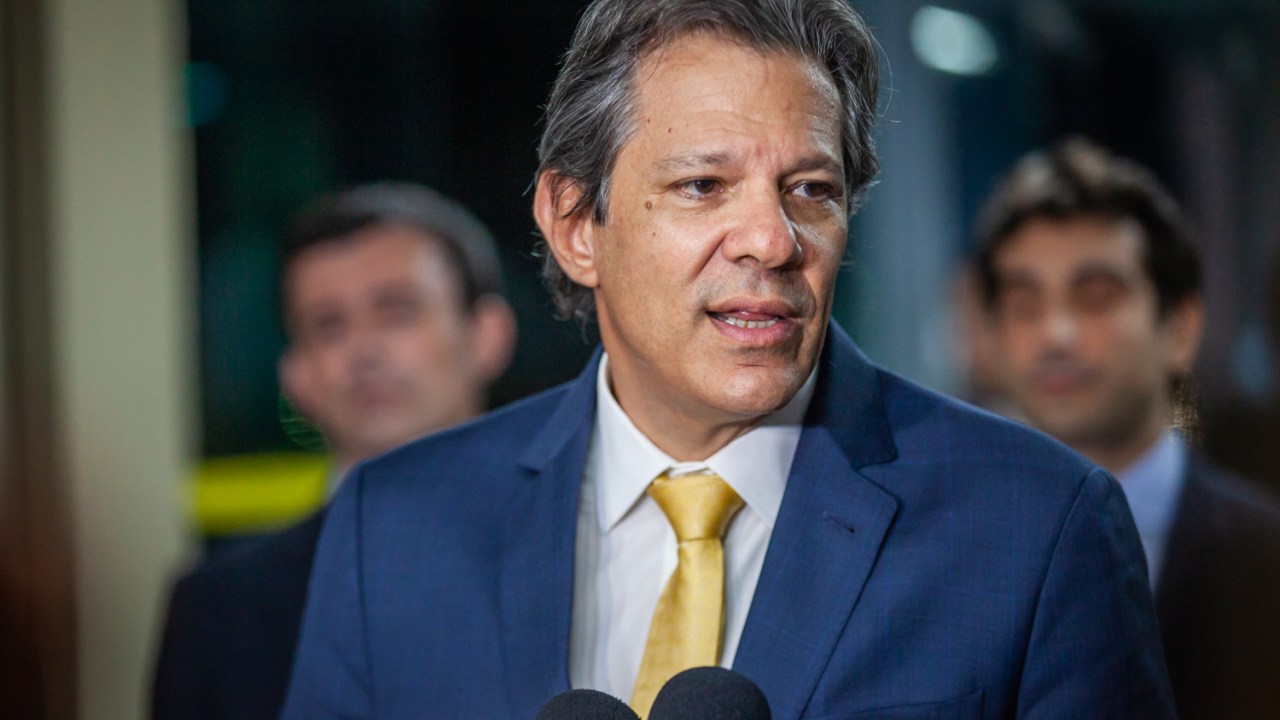 O ministro da Fazenda, Fernando Haddad