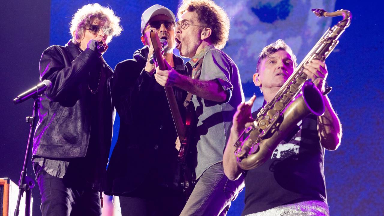 Titãs em show em SP em junho de 2023 -