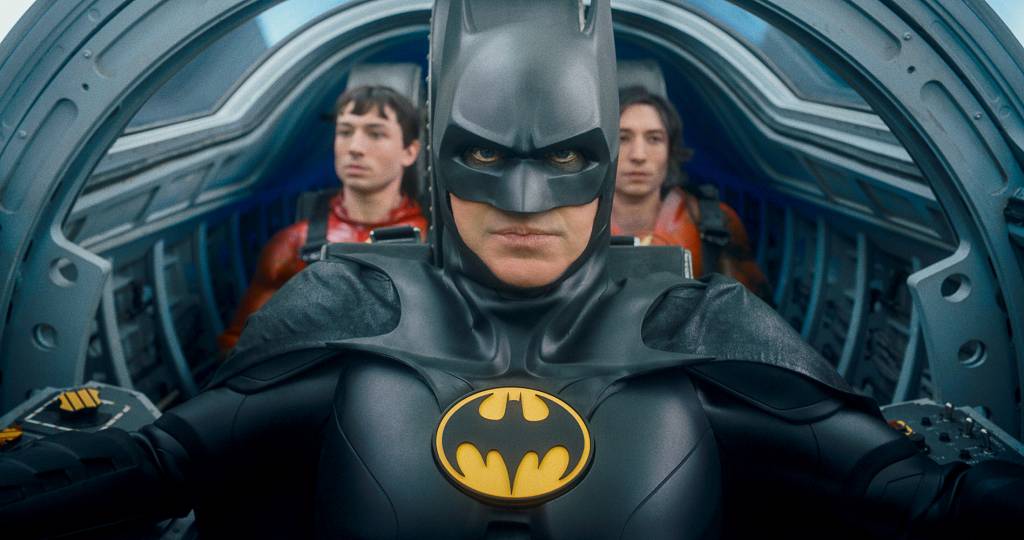 FILME THE FLASH 2023 35.jpeg O RETORNO - Michael Keaton como Batman: coadjuvante de luxo
