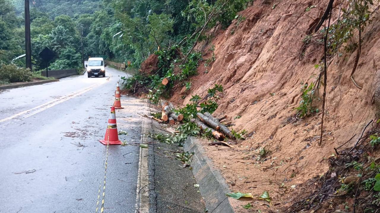 Rodovia Rio-Santos: interdição parcial