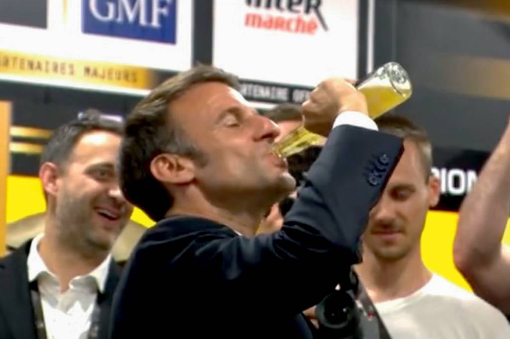 Macron vira meme na França às vésperas de debate sobre inteligência artificial