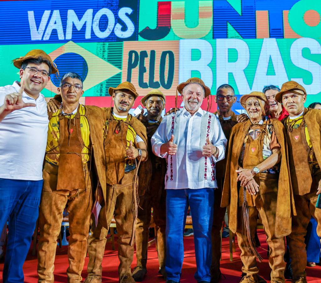 Rafael Fonteles com Lula Rafael Fonteles
