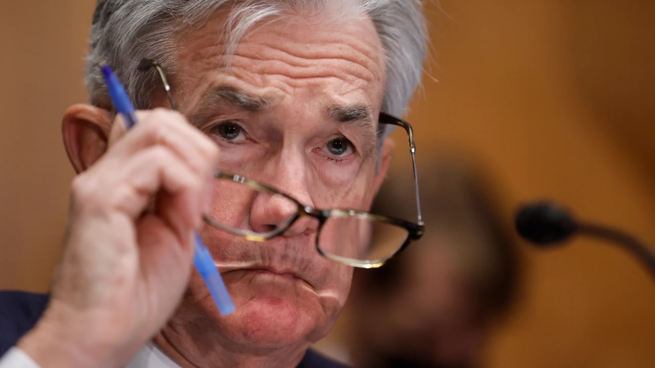 Jerome Powell, presidente do Federal Reserve (Jonathan Ernst/EFE)