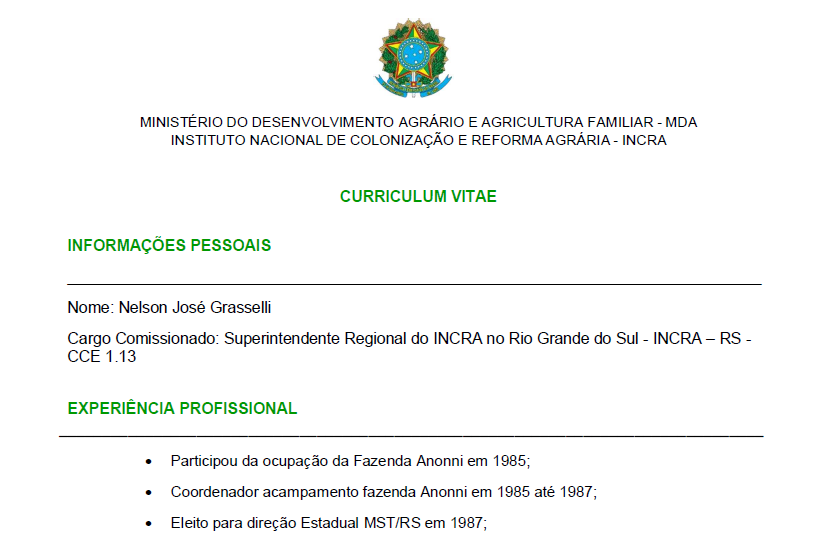 GRASSELLI – EXPERIÊNCIAS PROFISSIONAIS grasselli